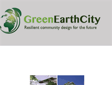 Tablet Screenshot of greenearthcity.org